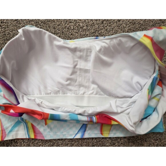 NWT Fabletics Athletic Set Size 1X Multicolor Cropped Leggings Top Power Hold - Picture 11 of 16